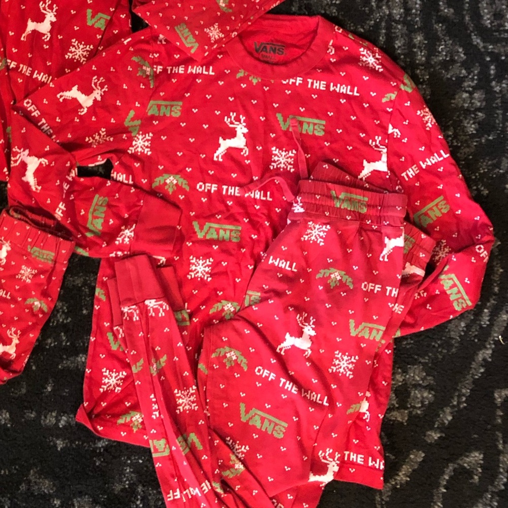 Vans Christmas pajamas women’s size small